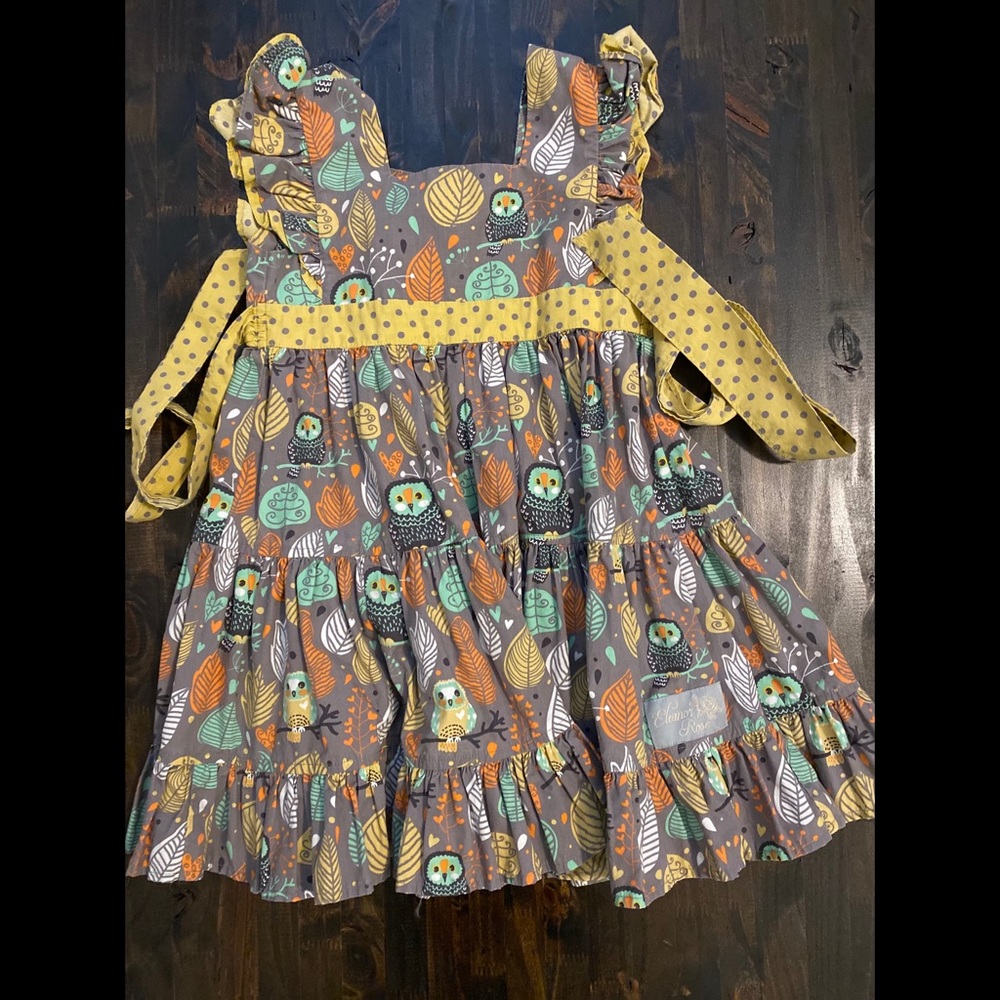 Eleanor Rose Owl Dress